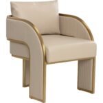 Baz Dining Armchair - Napa Beige 112284 112284 BAZ DINING ARMCHAIR NAPA BEIGE 20