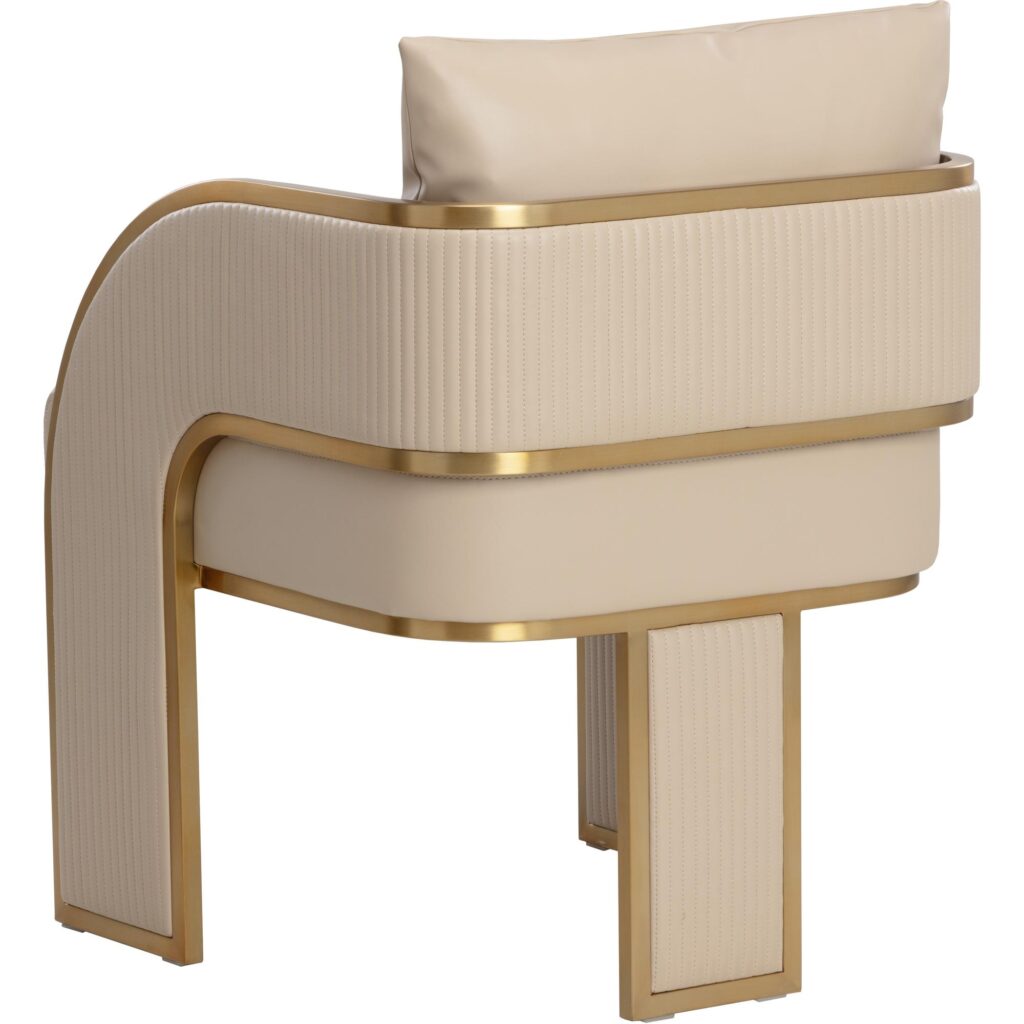 Baz Dining Armchair - Napa Beige - Image 7