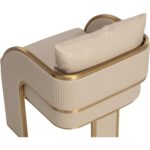 Baz Dining Armchair - Napa Beige 112284 112284 BAZ DINING ARMCHAIR NAPA BEIGE 26