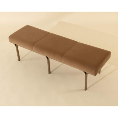 Nuvella Bench - Kona Camel 10 Nuvella Bench - Kona Camel 112296 112296 NUVELLA BENCH KONA CAMEL 2