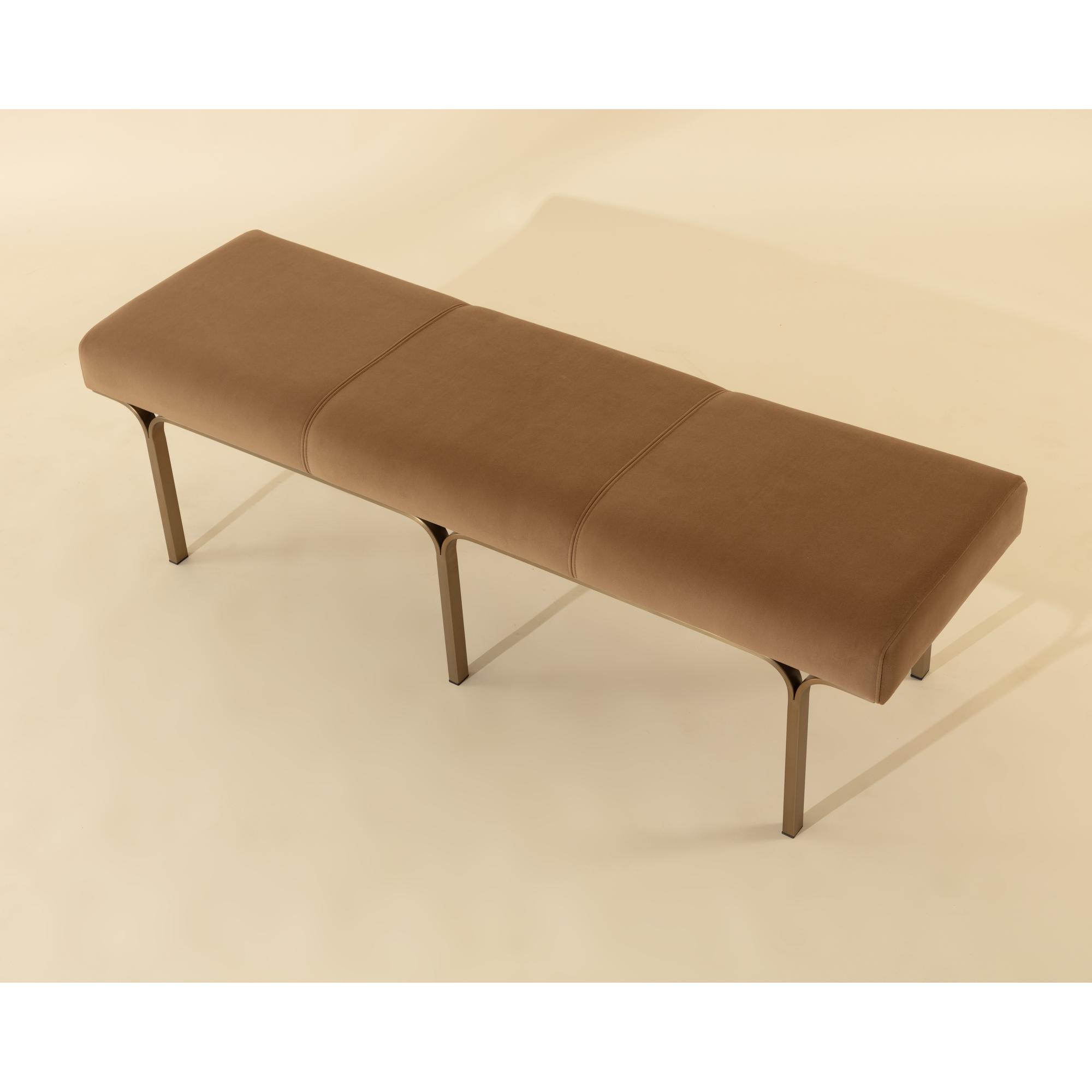 Nuvella Bench - Kona Camel 3 Nuvella Bench - Kona Camel - Image 3