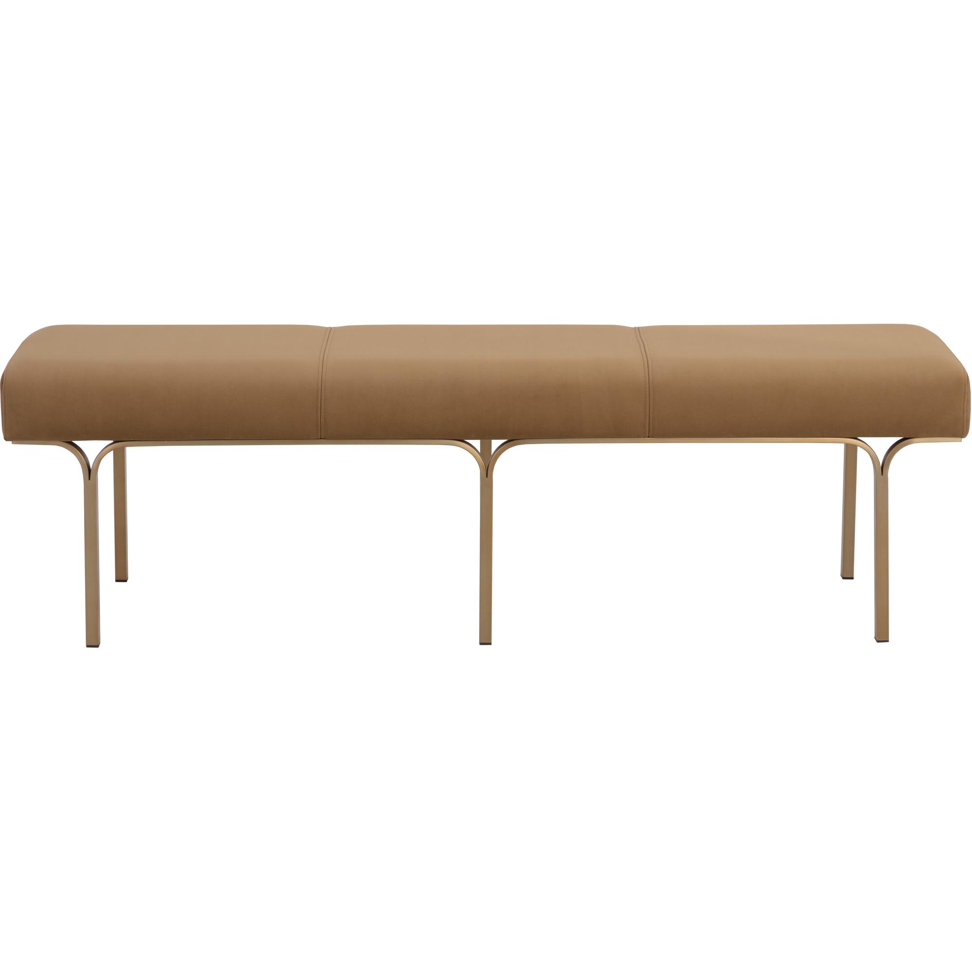 Nuvella Bench - Kona Camel 6 Nuvella Bench - Kona Camel - Image 6