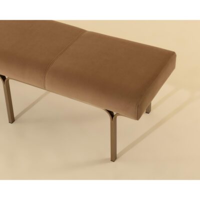 Nuvella Bench - Kona Camel 11 Nuvella Bench - Kona Camel 112296 112296 NUVELLA BENCH KONA CAMEL 6