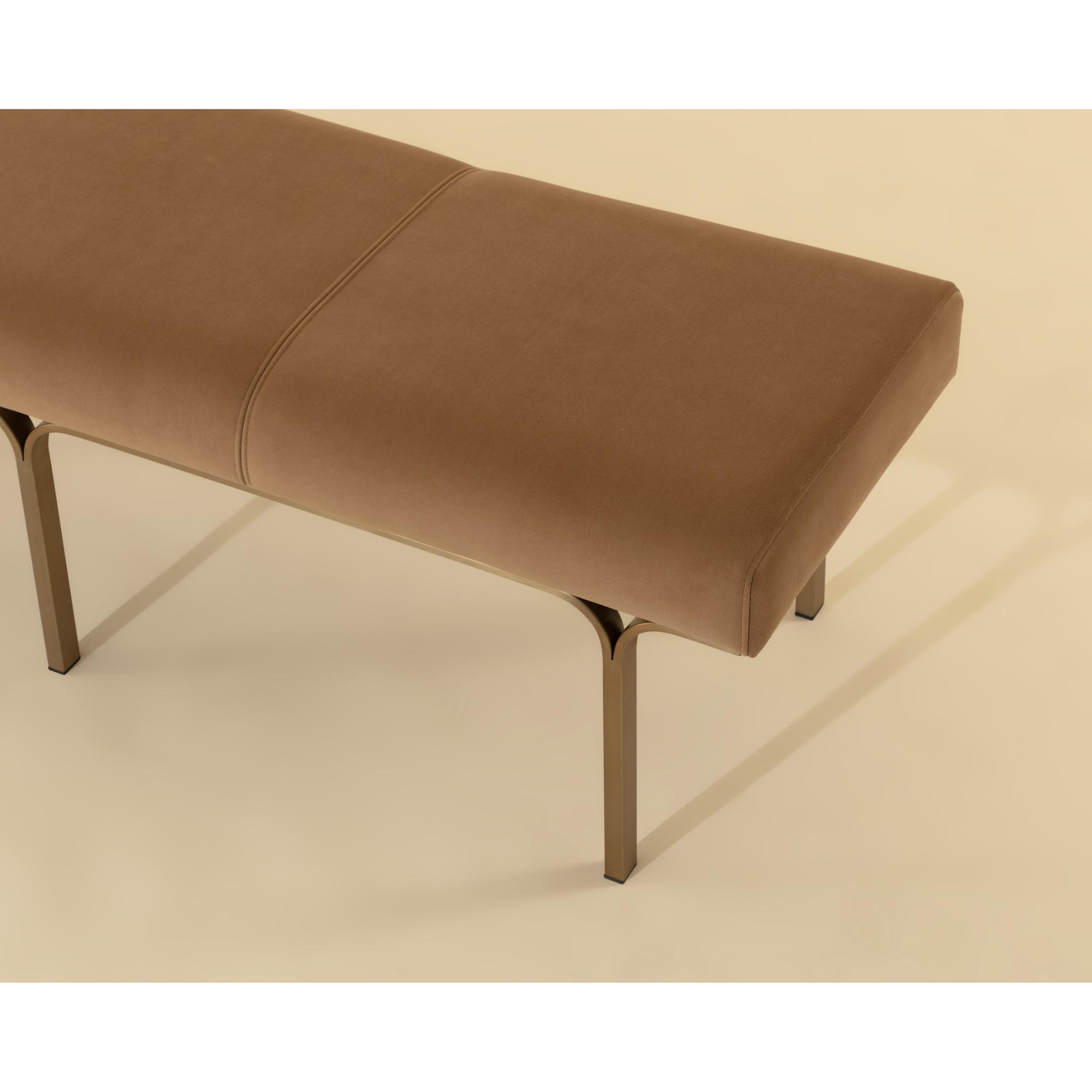 Nuvella Bench - Kona Camel 4 Nuvella Bench - Kona Camel - Image 4