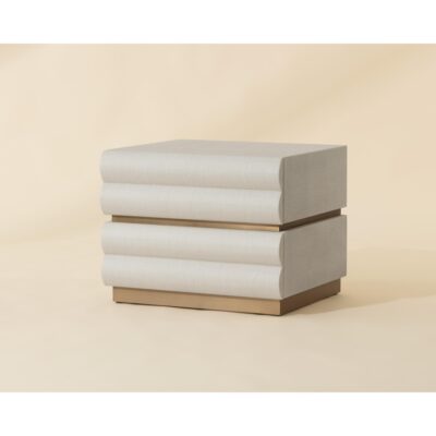 Subira Nightstand - Cream