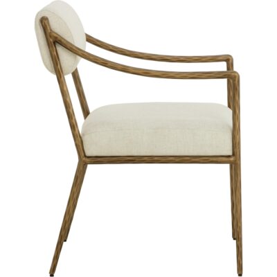 Leticia Dining Armchair - Geralt Linen 112313 112313 LETICIA DINING ARMCHAIR GERALT LINEN 22