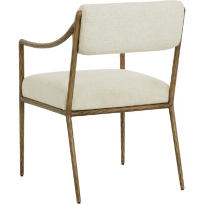 Leticia Dining Armchair - Geralt Linen 112313 112313 LETICIA DINING ARMCHAIR GERALT LINEN 23
