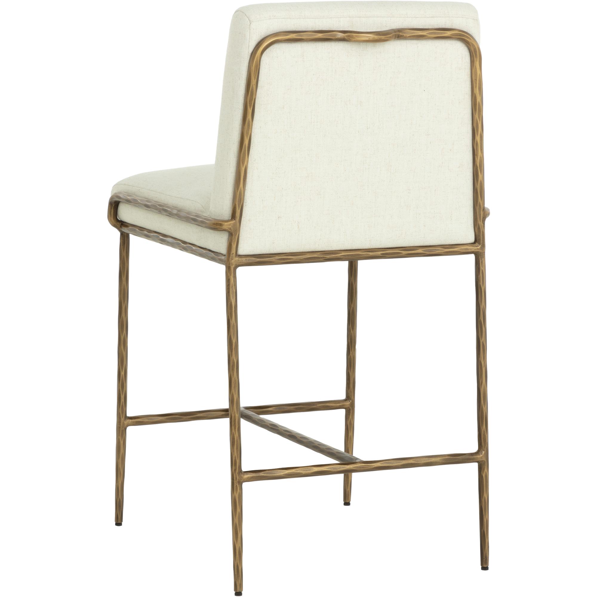 Lathan Counter Stool - Geralt Linen 6 Lathan Counter Stool - Geralt Linen - Image 6