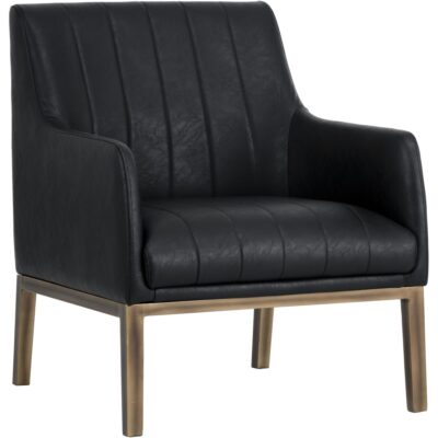 Wolfe Lounge Chair - Bravo Black