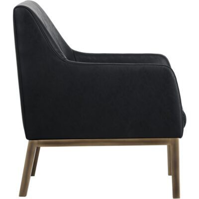 Wolfe Lounge Chair - Bravo Black 112329 112329 WOLFE LOUNGE CHAIR BLACK 2