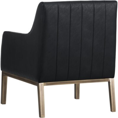 Wolfe Lounge Chair - Bravo Black 112329 112329 WOLFE LOUNGE CHAIR BLACK 3