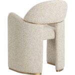 Snowden Dining Armchair - Noah Ecru 112337 112337 SNOWDEN DINING ARMCHAIR NOAH ECRU 23