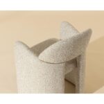 Snowden Dining Armchair - Noah Ecru 112337 112337 SNOWDEN DINING ARMCHAIR NOAH ECRU 6
