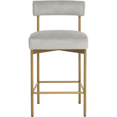 Seneca Counter Stool - Antique Brass - Polo Club Stone 11 Seneca Counter Stool - Antique Brass - Polo Club Stone 112338 112338 SENECA COUNTER STOOL ANTIQUE BRASS POLO CLUB STONE 21