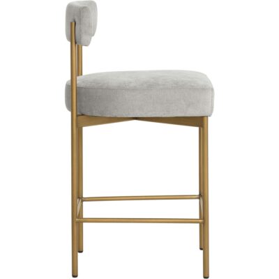 Seneca Counter Stool - Antique Brass - Polo Club Stone 12 Seneca Counter Stool - Antique Brass - Polo Club Stone 112338 112338 SENECA COUNTER STOOL ANTIQUE BRASS POLO CLUB STONE 22