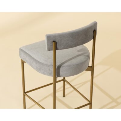 Seneca Counter Stool - Antique Brass - Polo Club Stone 15 Seneca Counter Stool - Antique Brass - Polo Club Stone 112338 112338 SENECA COUNTER STOOL ANTIQUE BRASS POLO CLUB STONE 6