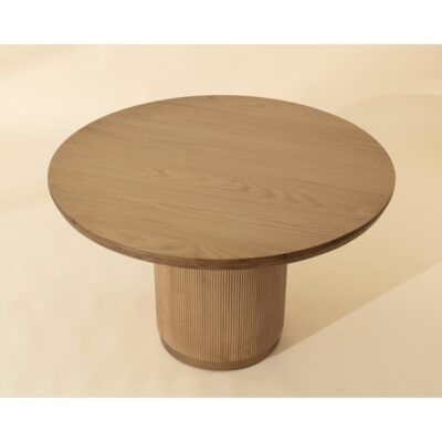 Kalla Dining Table - Round - Rustic Oak - 48" 9 Kalla Dining Table - Round - Rustic Oak - 48" 112365 112365 KALLA DINING TABLE ROUND RUSTIC OAK 48 1