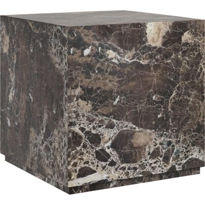 Laros End Table - Dark Emperador