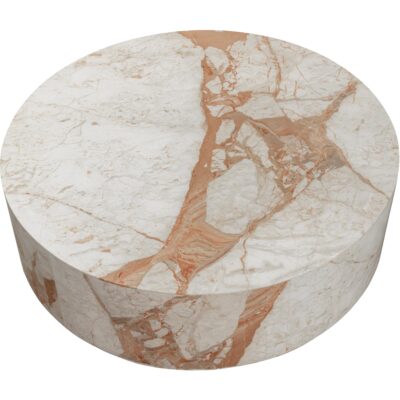 Laros Coffee Table - Round - Crema Breccia Marble 6 Laros Coffee Table - Round - Crema Breccia Marble 112370 112370 3