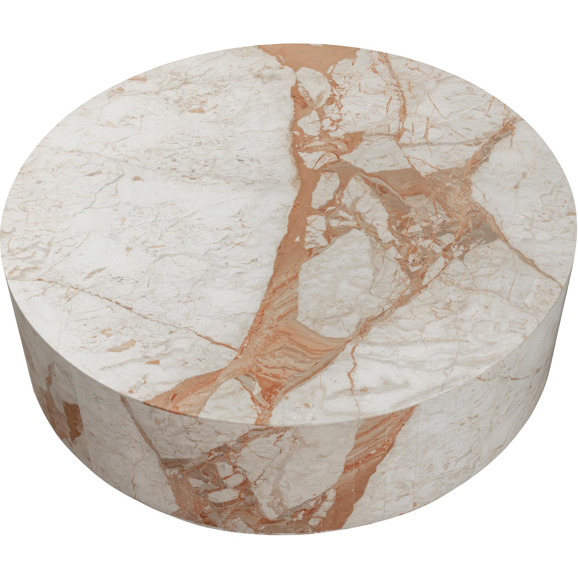 Laros Coffee Table - Round - Crema Breccia Marble 3 Laros Coffee Table - Round - Crema Breccia Marble - Image 3