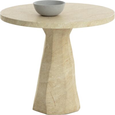 Kliff Bistro Table - Travertine Look - Natural 112371 112371 KLIFF BISTRO TABLE TRAVERTINE LOOK 34 20