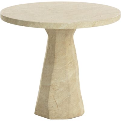 Kliff Bistro Table - Travertine Look - Natural 112371 112371 KLIFF BISTRO TABLE TRAVERTINE LOOK 34 21