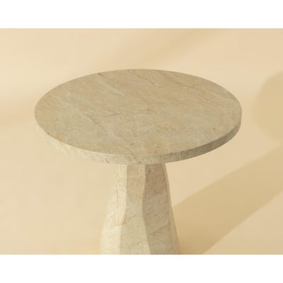 Kliff Bistro Table - Travertine Look - Natural 112371 112371 KLIFF BISTRO TABLE TRAVERTINE LOOK 34 6