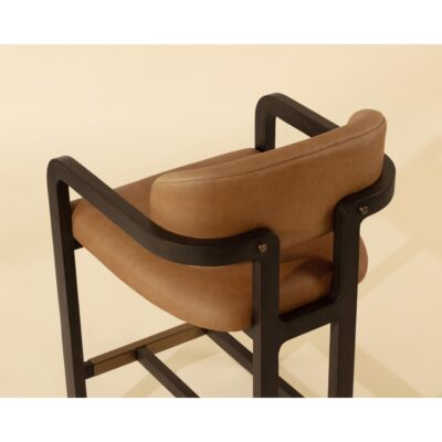 Madrone Counter Stool - Brown - Ludlow Sesame Leather 112384 112384 MADRONE COUNTER STOOL BROWN LUDLOW SESAME LEATHER 6