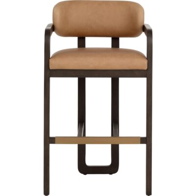 Madrone Barstool - Brown - Ludlow Sesame Leather 112385 112385 MADRONE BARSTOOL BROWN LUDLOW SESAME LEATHER 21