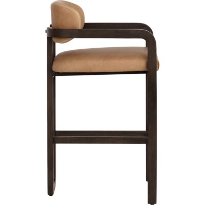 Madrone Barstool - Brown - Ludlow Sesame Leather 112385 112385 MADRONE BARSTOOL BROWN LUDLOW SESAME LEATHER 22