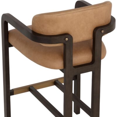 Madrone Barstool - Brown - Ludlow Sesame Leather 112385 112385 MADRONE BARSTOOL BROWN LUDLOW SESAME LEATHER 26