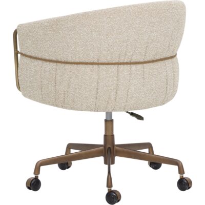 Olma Office Chair - Meg Taupe / Santa Cruz Oatmeal 112388 112388 OLMA OFFICE CHAIR SANTA CRUZ OATMEAL MEG TAUPE 23