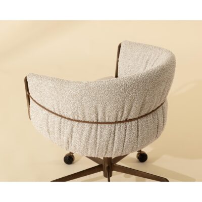 Olma Office Chair - Meg Taupe / Santa Cruz Oatmeal 112388 112388 OLMA OFFICE CHAIR SANTA CRUZ OATMEAL MEG TAUPE 6