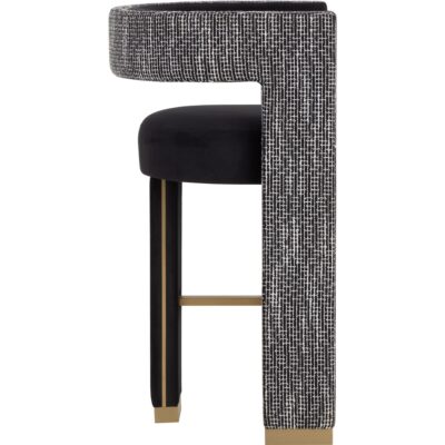 Adamina Barstool - Abbington Black / Hobbes Night 112390 112390 3