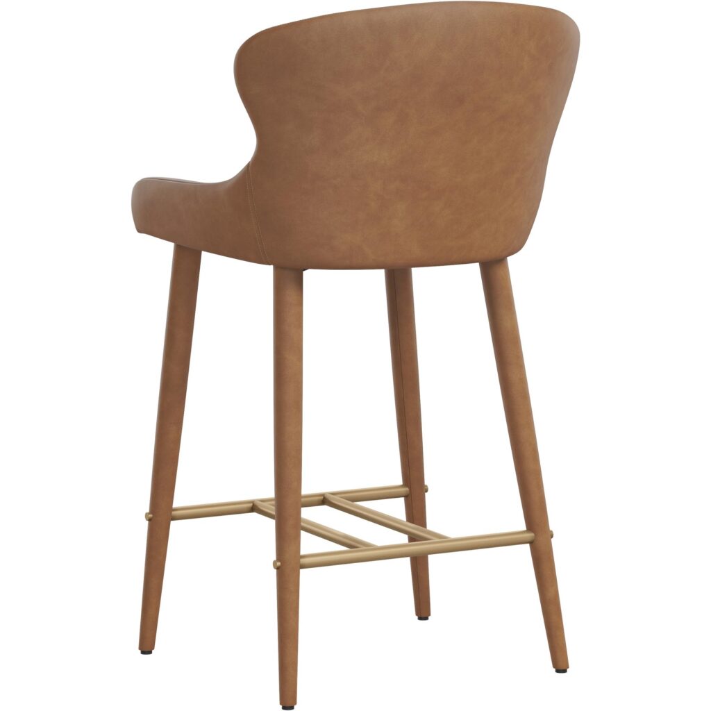 Evora Counter Stool - Milliken Cognac - Image 7
