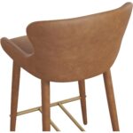 Evora Counter Stool - Milliken Cognac 112404 112404 EVORA COUNTER STOOL MILLIKEN COGNAC 26