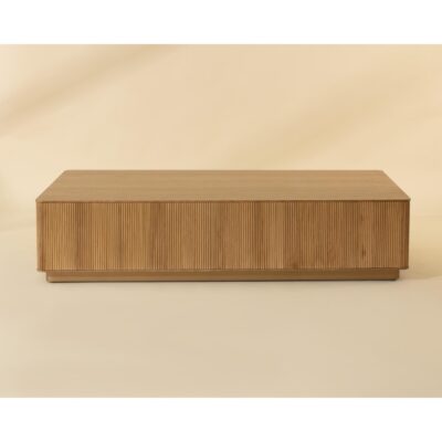 Kalla Coffee Table - Rectangular - Rustic Oak 112407 112407 KALLA RECTANGULAR COFFEE TABLE RUSTIC OAK 1