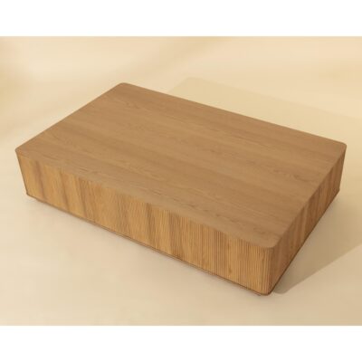 Kalla Coffee Table - Rectangular - Rustic Oak 112407 112407 KALLA RECTANGULAR COFFEE TABLE RUSTIC OAK 2