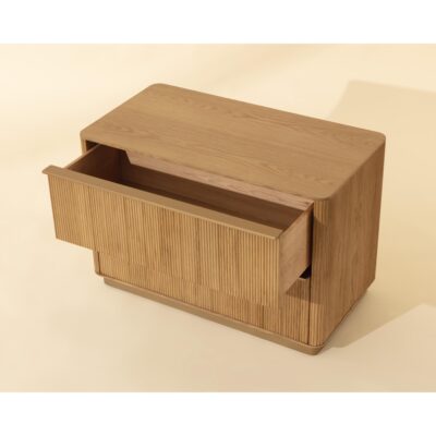 Kalla Nightstand - Large - Rustic Oak 112408 112408 KALLA NIGHTSTAND LARGE RUSTIC OAK 3