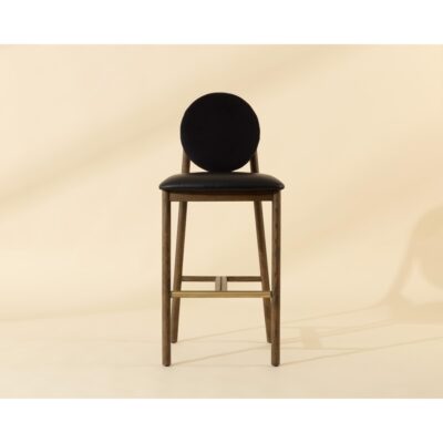Orabell Barstool - Bravo Black / Abbington Black 112412 112412 ORABELL BARSTOOL BRAVO BLACK ABBINGTON BLACK 1