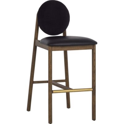 Orabell Barstool - Bravo Black / Abbington Black 112412 112412 ORABELL BARSTOOL BRAVO BLACK ABBINGTON BLACK 20