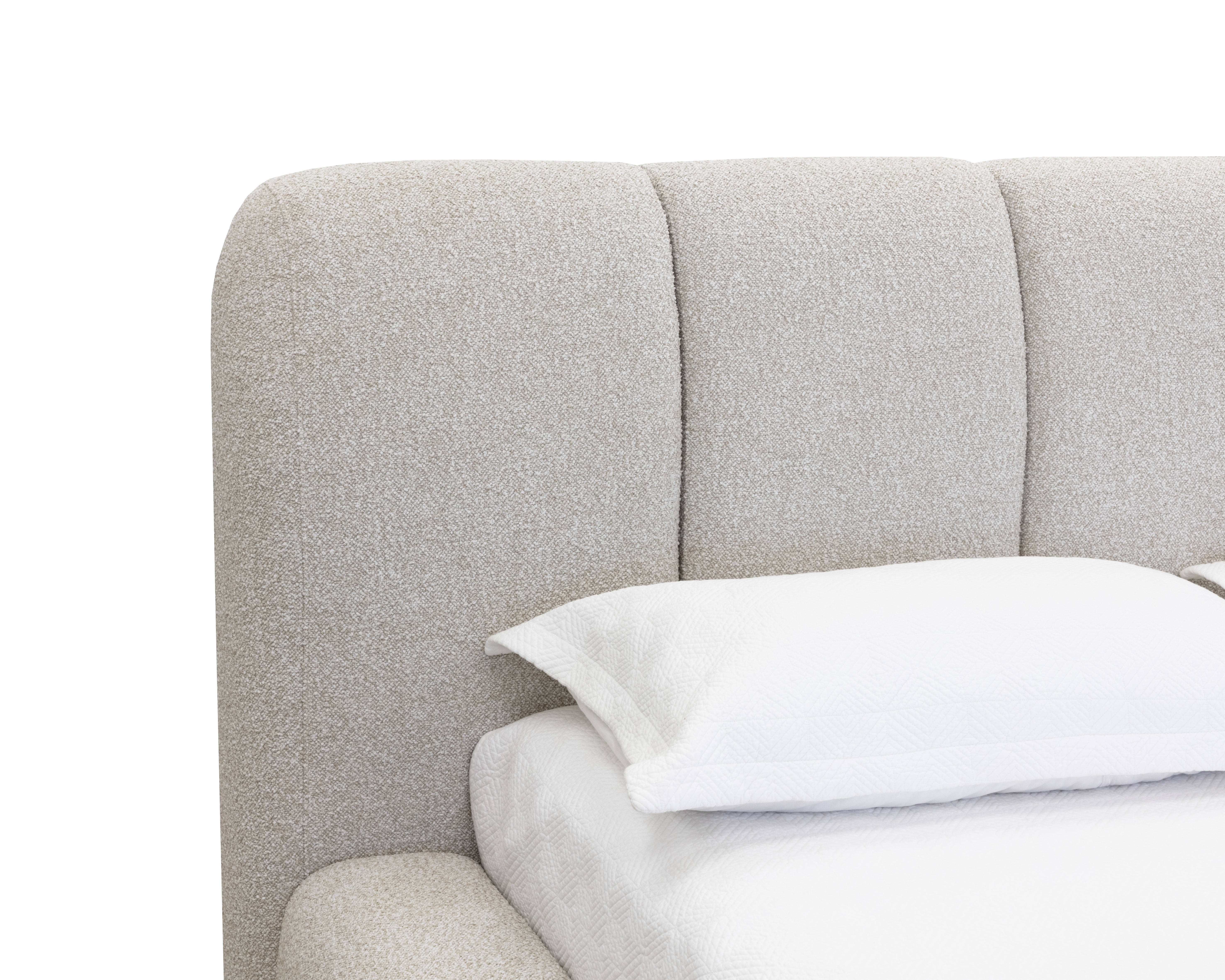 Olena Bed - Queen - Santa Cruz Oatmeal 2 Olena Bed - Queen - Santa Cruz Oatmeal - Image 2