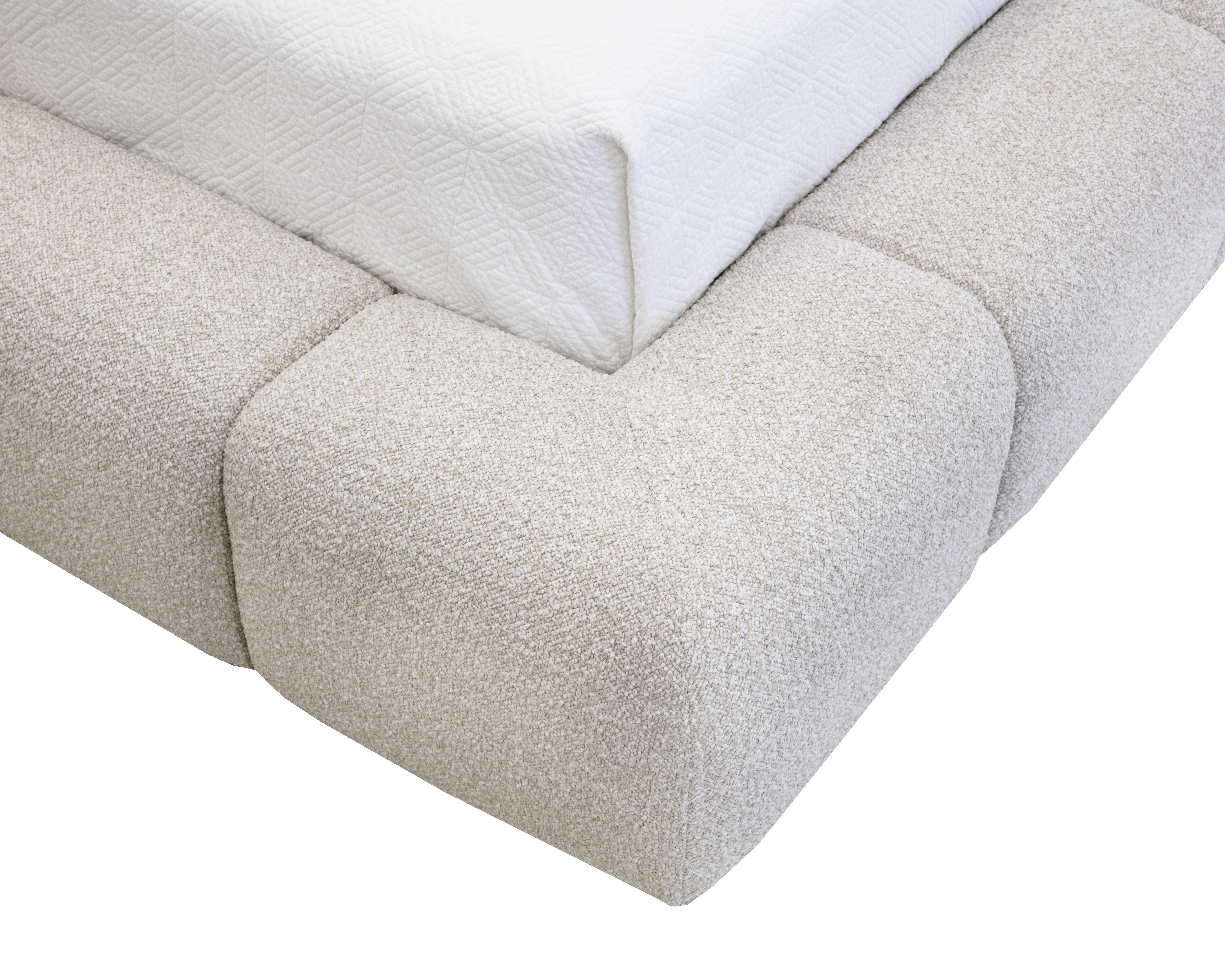 Olena Bed - Queen - Santa Cruz Oatmeal 3 Olena Bed - Queen - Santa Cruz Oatmeal - Image 3