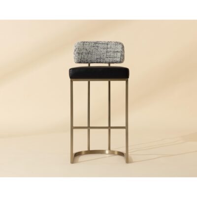 Larissa Barstool - Bravo Black / Halton Birch 112425 112425 LARISSA BARSTOOL BRAVO BLACK HALTON BIRCH 1