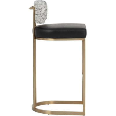 Larissa Barstool - Bravo Black / Halton Birch 112425 112425 LARISSA BARSTOOL BRAVO BLACK HALTON BIRCH 22