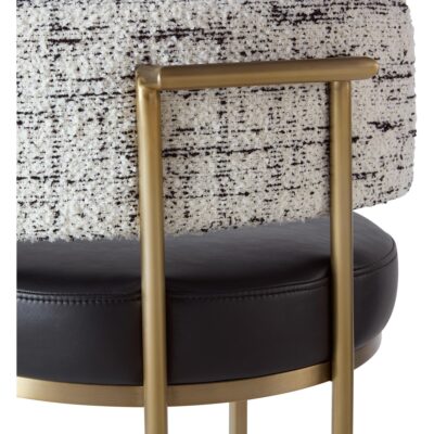 Larissa Barstool - Bravo Black / Halton Birch 112425 112425 LARISSA BARSTOOL BRAVO BLACK HALTON BIRCH 8