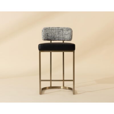 Larissa Counter Stool - Bravo Black / Halton Birch 112426 112426 LARISSA COUNTER STOOL BRAVO BLACK HALTON BIRCH 1