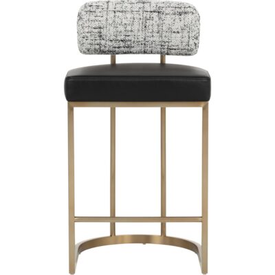 Larissa Counter Stool - Bravo Black / Halton Birch 112426 112426 LARISSA COUNTER STOOL BRAVO BLACK HALTON BIRCH 21