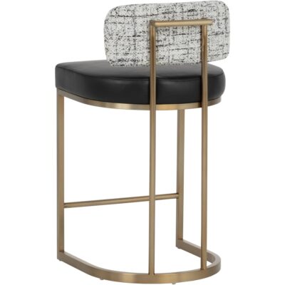 Larissa Counter Stool - Bravo Black / Halton Birch 112426 112426 LARISSA COUNTER STOOL BRAVO BLACK HALTON BIRCH 23