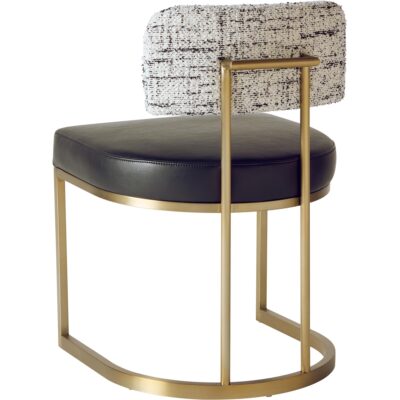 Larissa Dining Chair - Bravo Black / Halton Birch 112427 112427 LARISSA DINING CHAIR BRAVO BLACK HALTON BIRCH 3